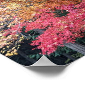Herbstliche Blattfarben Botanisch Poster (Ecke)