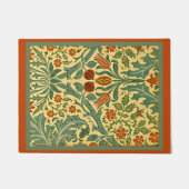 Herbstliche Blume, berühmtes William Morris-Muster Fußmatte (Vorderseite)