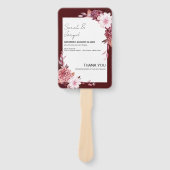 Herbstliche Blume Fächer (Vorderseite)