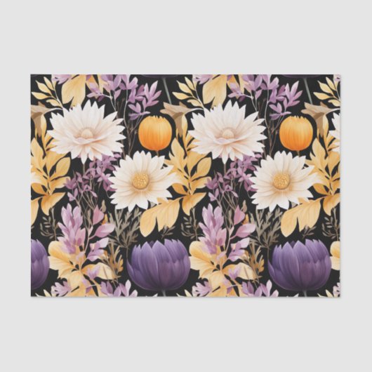 Herbstliche Blume fallen fallen Seidenpapier (Vorderseite)