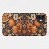 Herbstliche Blume fallen Pumpkins Halloween-Gesche Case-Mate iPhone Hülle (Rückseite (Horizontal))