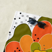 Herbstliche Blume, Herbst, Blume, Illustration Strandtuch (Beispiel)