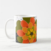 Herbstliche Blume, Herbst, Blume, Veranschaulichun Kaffeetasse (Links)