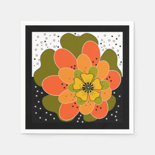 Herbstliche Blume, Herbst, Blume, Veranschaulichun Serviette