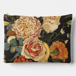 Herbstliche Blume, Kräuter und Pilze Illustration. Zubehörtasche