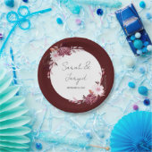 Herbstliche Blume Pappteller (Party)