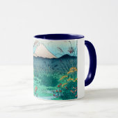 Herbstliche Blume und Fuji, Hiroshige, Ukiyo-e Tasse (VorderseiteRechts)