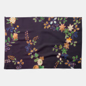 Herbstliche Blume und Leaf, japanisches Design Geschirrtuch (Horizontal)