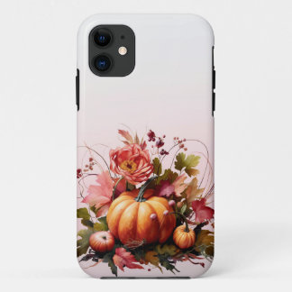 Herbstliche Blume und Pumpkins iPhone Gehäuse Case-Mate iPhone Hülle