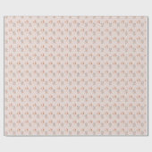 Herbstliche Blumen Boho Wildblumen Geschenkpapier (Flach)