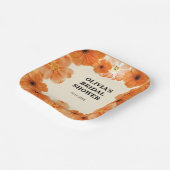 Herbstliche Blumen-Brautparty-Papierteller Pappteller (Gewinkelt)