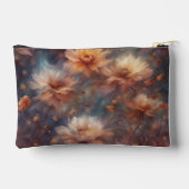 Herbstliche Blumen-Make-up-Tasche2 Zubehörtasche (Rückseite)
