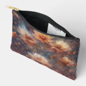 Herbstliche Blumen-Make-up-Tasche2 Zubehörtasche (Offen)