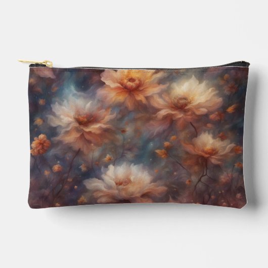Herbstliche Blumen-Make-up-Tasche2 Zubehörtasche (Vorderseite)