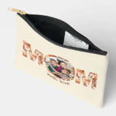 Herbstliche Blumen - Personalisiertes Fotogeschenk Zubehörtasche (Offen)