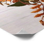 Herbstliche Blumenanordnung Poster (Ecke)