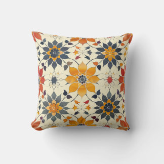 Herbstliche Blumengestaltung Fliese Kissen