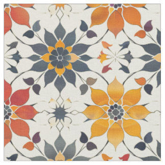 Herbstliche Blumengestaltung Fliese Stoff