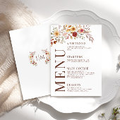 Herbstliche Blumenkarten mit Burgunder Herbst Begleitkarte