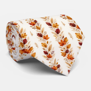Herbstliche Botanik Krawatte