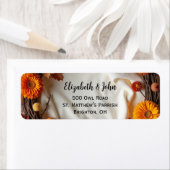 Herbstliche Bridal Wreath Einladung Magnetkarte (Insitu)