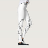 Herbstliche Chic Abstract Pattern Leggings für Fra (Rechts)