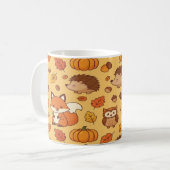 Herbstliche Cottagecore-Träume Natur Kaffeetasse (Vorderseite Links)