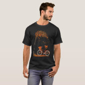 Herbstliche Dackel der Hundelast T-Shirt (Vorne ganz)