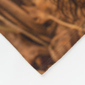 Herbstliche Dackel Fleecedecke (Ecke)