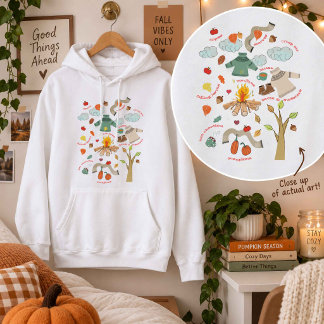 Herbstliche Dinge Hoodie