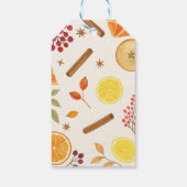 Herbstliche Duftmischung Geschenkanhänger (Rückseite)