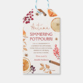 Herbstliche Duftmischung Geschenkanhänger (Vorderseite)