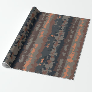 Herbstliche dunkle Erde abstraktes Design Geschenkpapier