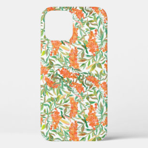 Herbstliche Eberesche: Nahtloses florales Design Case-Mate iPhone Hülle