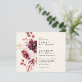 Herbstliche Einladung zur Blumenzwiebelfeier (Stehend Vorderseite)