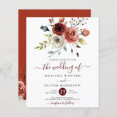 Herbstliche Einladung zur Blumenzwiebelfeier (Vorne/Hinten)