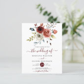 Herbstliche Einladung zur Blumenzwiebelfeier (Stehend Vorderseite)