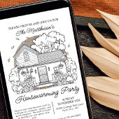 Herbstliche Einzugsfeier Einladung