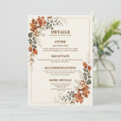 Herbstliche elegante Herbst-Rustikal zeitlose Deta (Stehend Vorderseite)