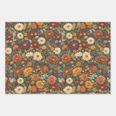 Herbstliche Eleganz Geschenkpapier Set (Vorderseite)
