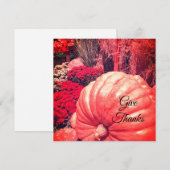 Herbstliche Erntedank-Karte Feiertagskarte (Vorne/Hinten)