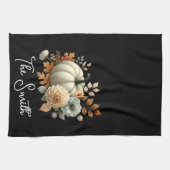 Herbstliche Erntedank Kochen Crew | Fall Holiday Geschirrtuch (Horizontal)