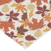 Herbstliche fallende Blätter Kurzer Tischläufer (Ecke)