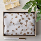 Herbstliche fallende Blätter Seidenpapier (Geschenk)