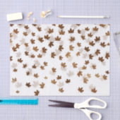 Herbstliche fallende Blätter Seidenpapier (Handwerk)