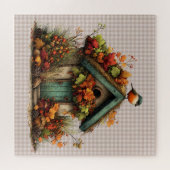 Herbstliche Fantasievogelhaus-Puzzle Puzzle (Horizontal)