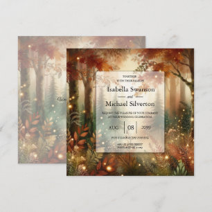 Herbstliche Farbenpracht in der Enchanted Forest H Einladung