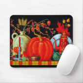 Herbstliche Festtafel Mousepad (Mit Mouse)