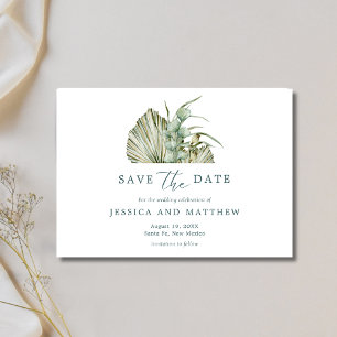 Herbstliche Florale Rustikale Outdoor-Hochzeit Save The Date