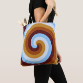 Herbstliche Fuchsspirale Tasche (Von Nahem)